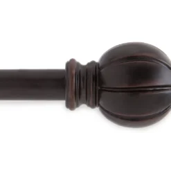 Brown Curtain Rod, (28" - 48")