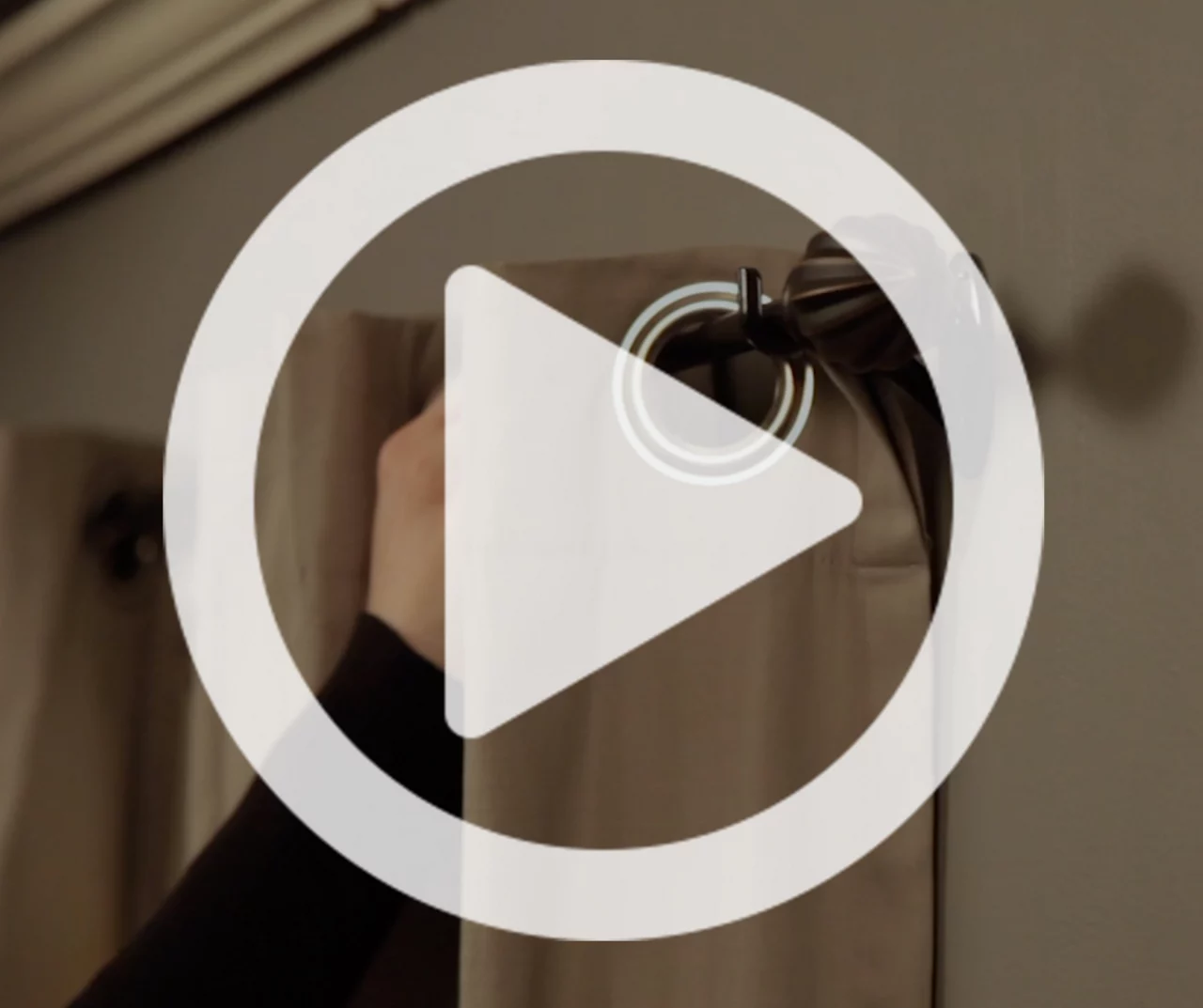 Jayden Nickel Adjustable Curtain Rod, (42" - 120") - Image 2