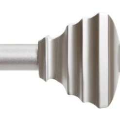 Jayden Nickel Adjustable Curtain Rod, (42" - 120")