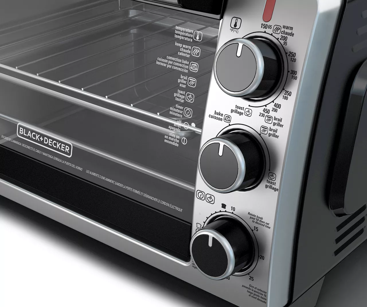 Black & Decker 6-Slice Convection Toaster Oven - Image 3