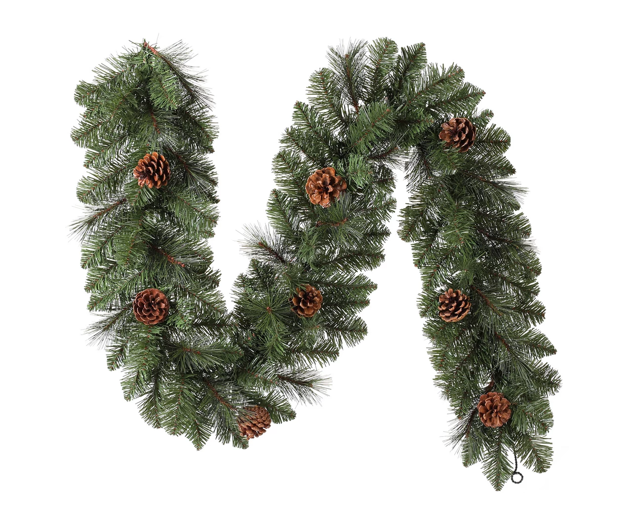 6' Pinecone Hardneedle Garland