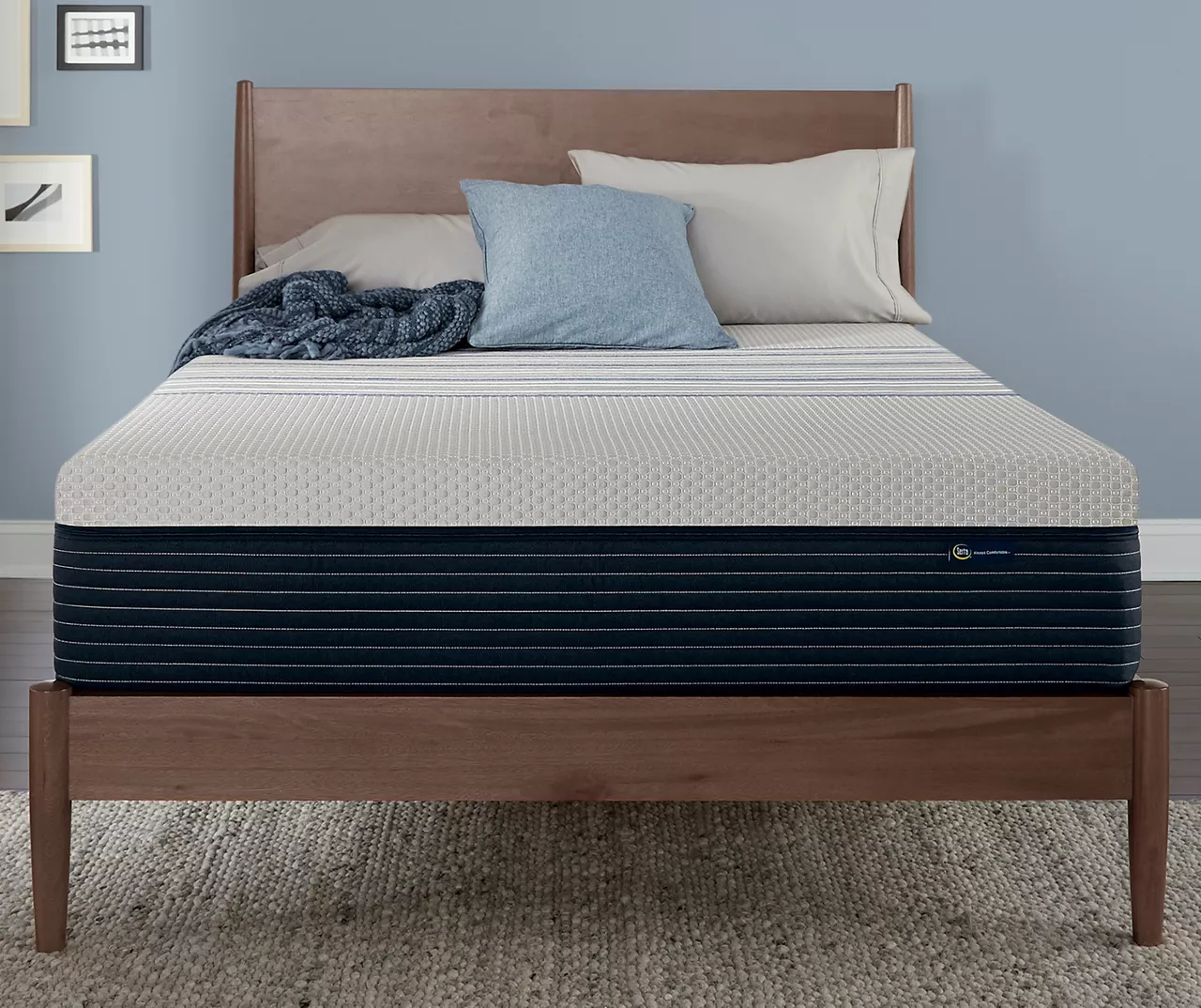 Serta Stay 12" Copper Infused Gel Memory Foam Mattress-In-A-Box - Image 2