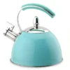 Teal Stainless Steel 2-Liter Tea Kettle