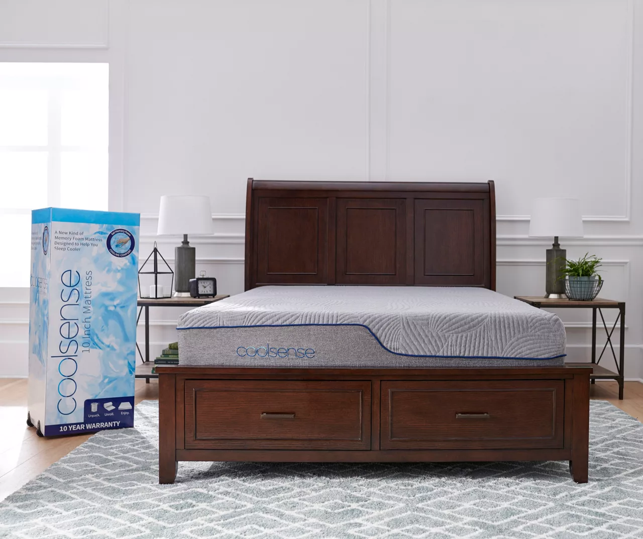Coolsense 10" Gel Memory Foam Mattress-In-A-Box - Image 2