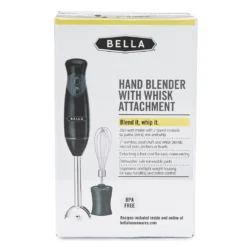 Bella Hand Blender With Whisk Attachment