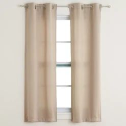 4-Piece Putnam Stone Room-Darkening Curtain Panels Set, (63")