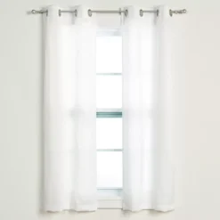 Sun Zero Putnam 4-Piece Room-Darkening Curtain Panels Set