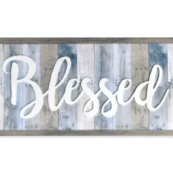 "Blessed" Distressed Canvas