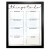 "Things To Do" Days Of The Week Melamine Dry Erase Board