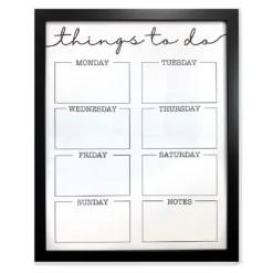 "Things To Do" Days Of The Week Melamine Dry Erase Board