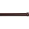Chocolate Twist & Fit No Tools Tension Utility Rod, (42" - 72")