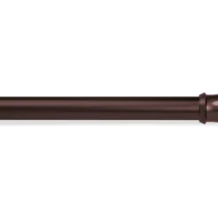Chocolate Twist & Fit No Tools Tension Utility Rod, (42" - 72")