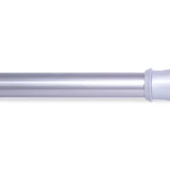 Brushed Nickel Twist & Fit No Tools Tension Utility Rod, (42" - 72")