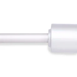 Percy Brushed Nickel Standard Decorative Window Curtain Rod, (36" - 66")