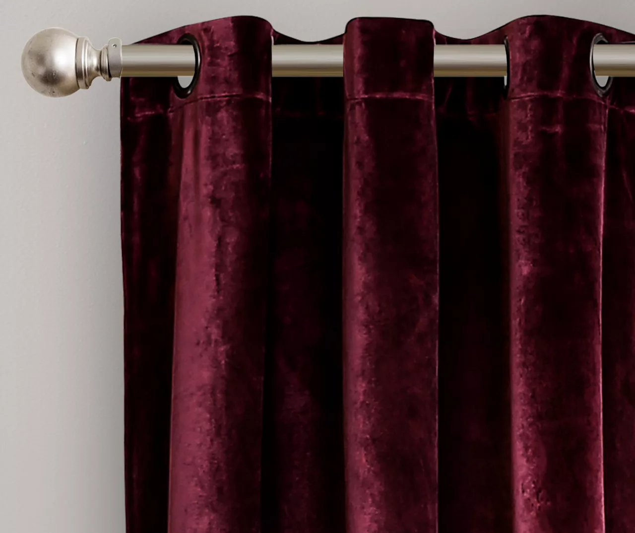 Prima Velvet Color Block Room-Darkening Grommet Curtain Panel Pair, (84") - Image 12