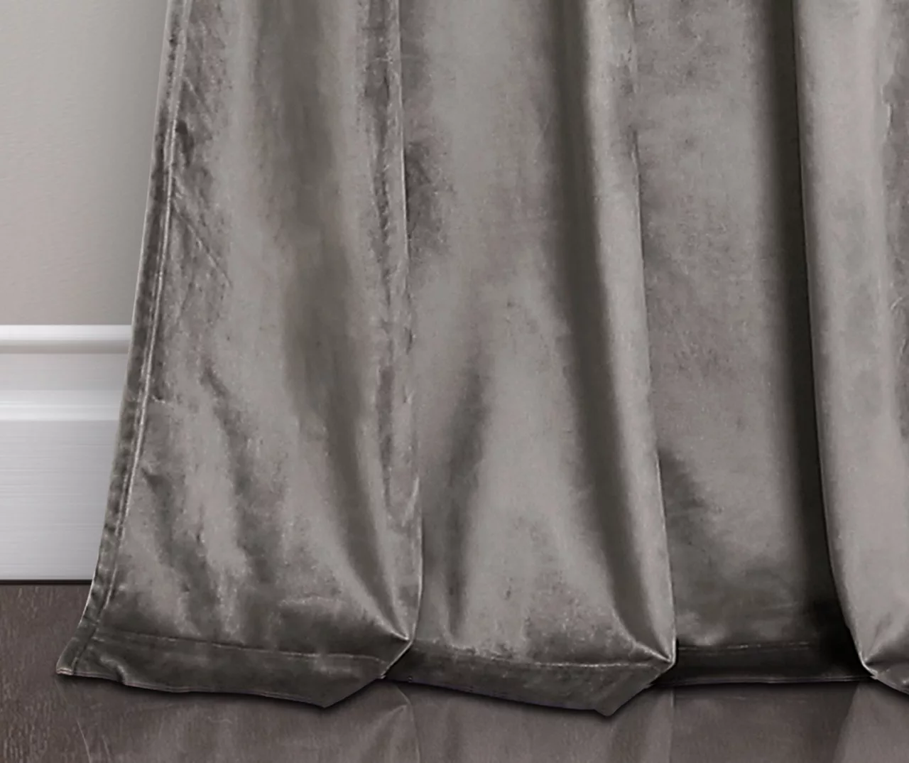 Prima Velvet Color Block Room-Darkening Grommet Curtain Panel Pair, (84") - Image 14