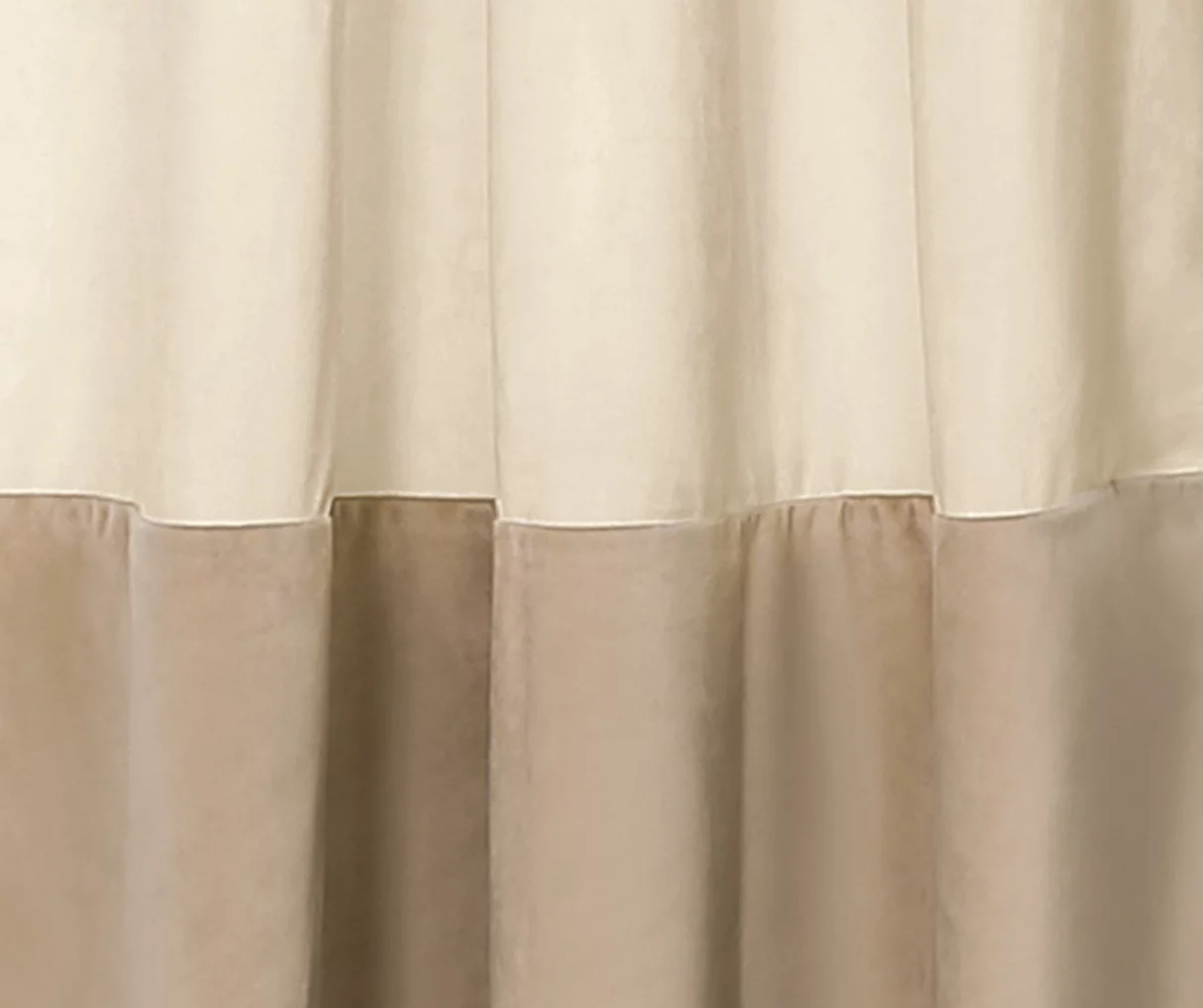 Prima Velvet Color Block Room-Darkening Grommet Curtain Panel Pair, (84") - Image 7