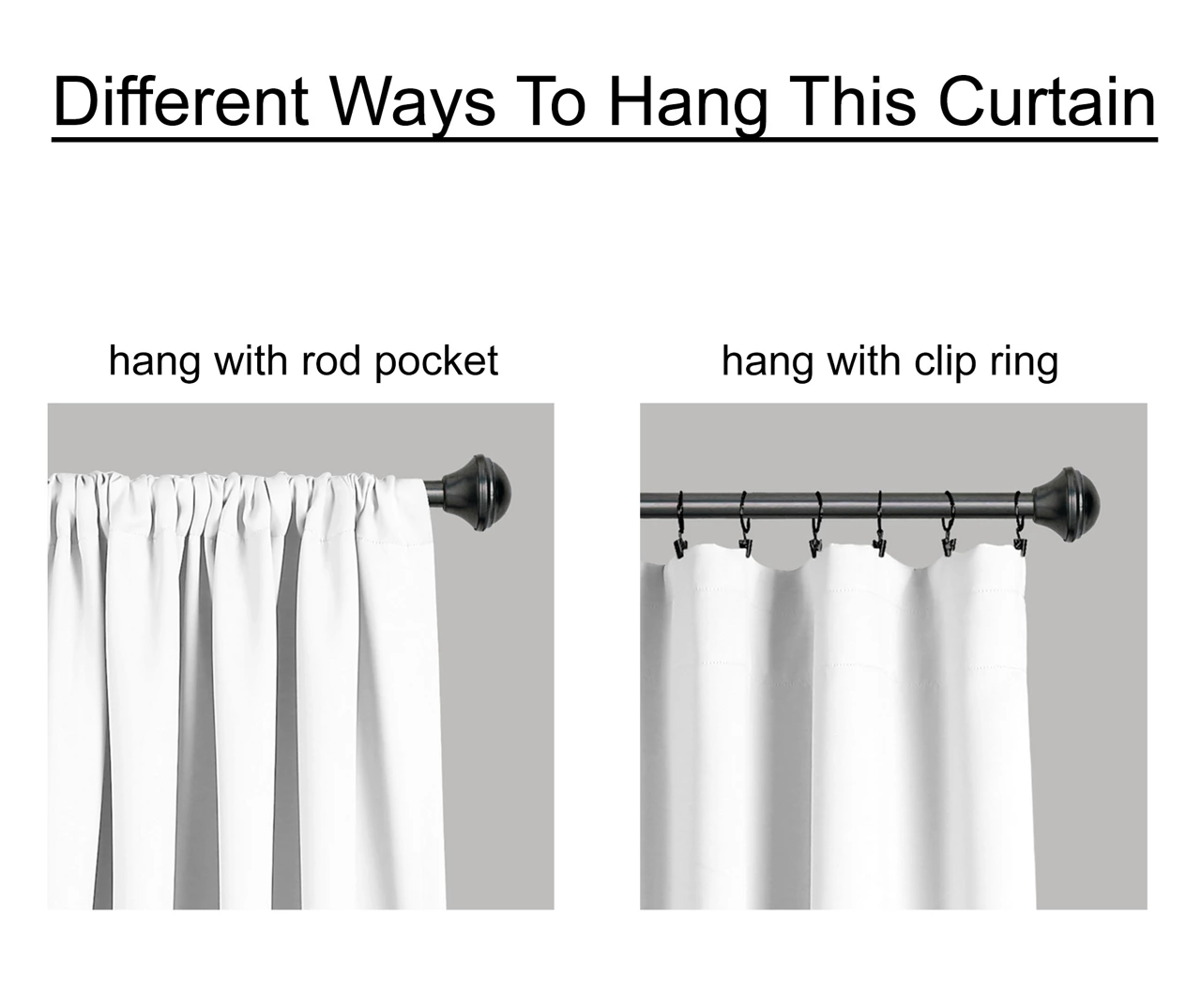 Navy Floral Medallion Room-Darkening Rod Pocket Curtain Panel Pair, (84") - Image 4