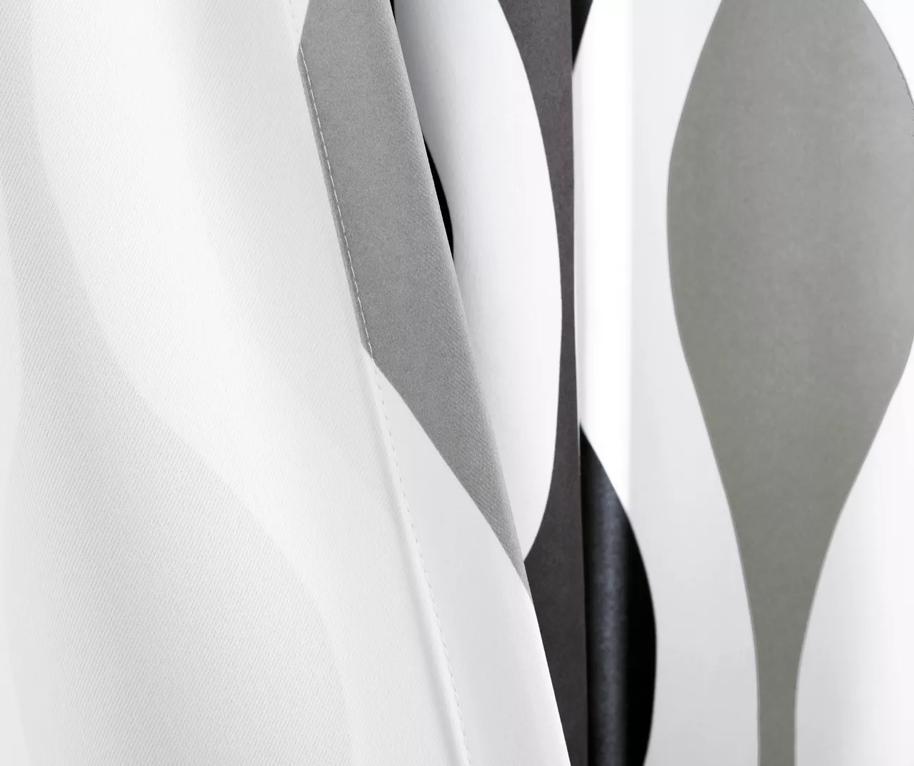 Mid-Century Geo Room-Darkening Back Tab Curtain Panel Pair - Image 8