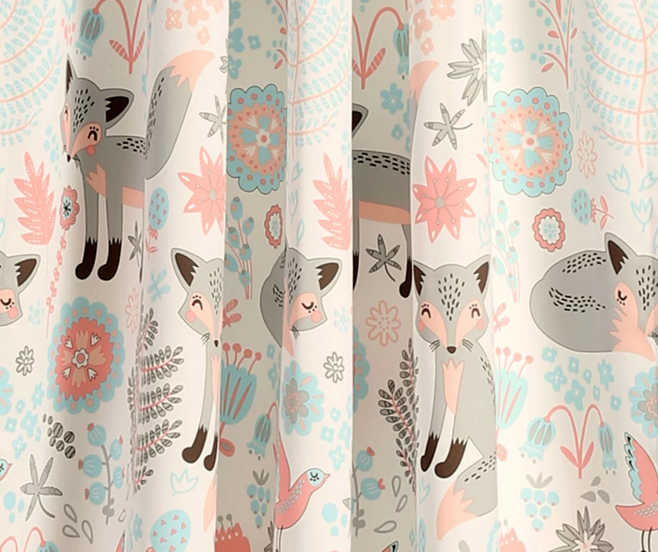 Pixie Fox Room-Darkening Rod Pocket Curtain Panel Pair, (84") - Image 4