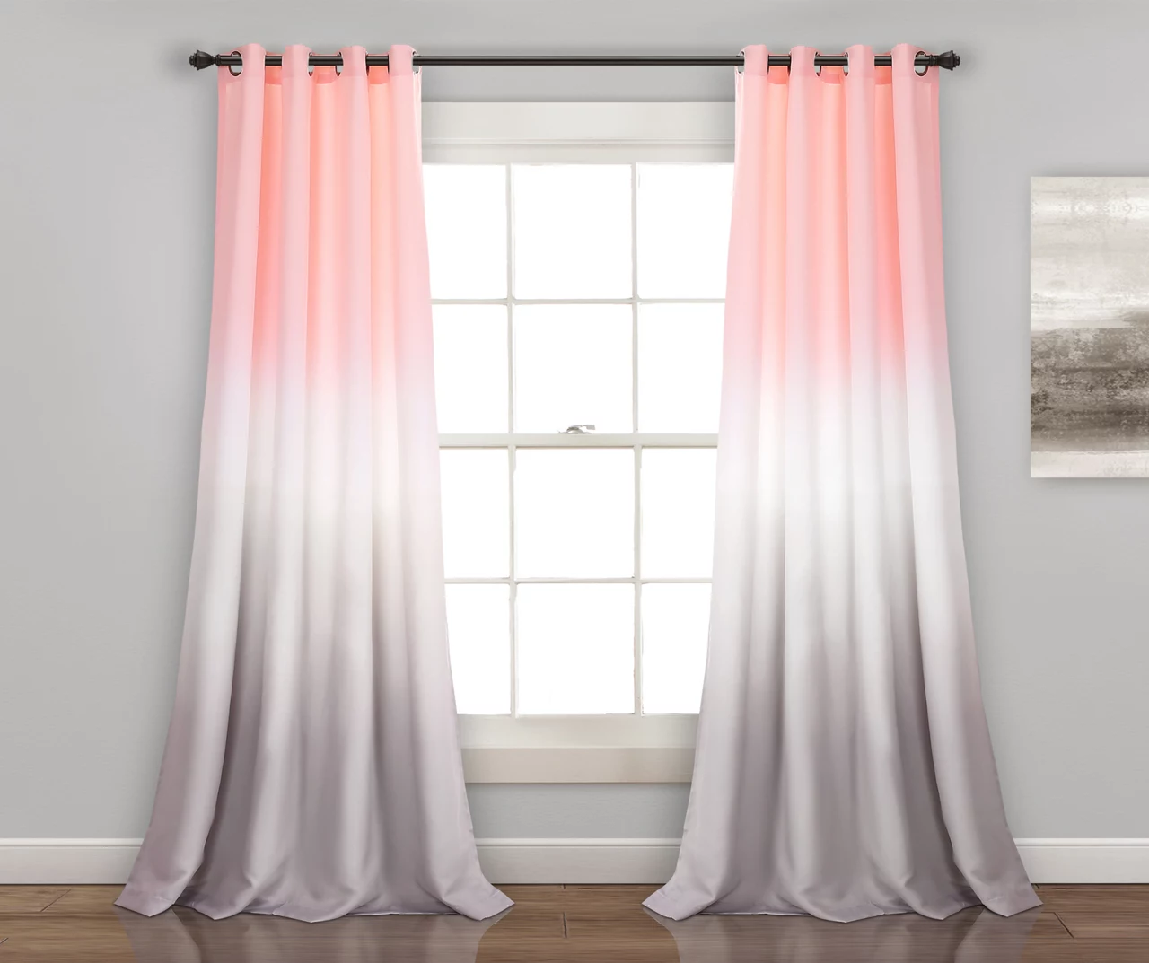 Umbre Fiesta Ombre Room-Darkening Grommet Curtain Panel Pair - Image 2