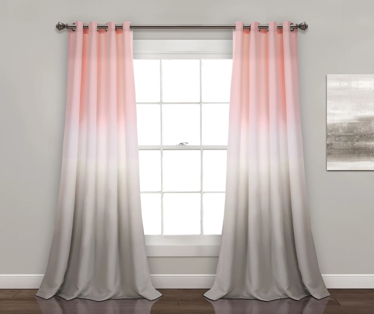 Umbre Fiesta Ombre Room-Darkening Grommet Curtain Panel Pair