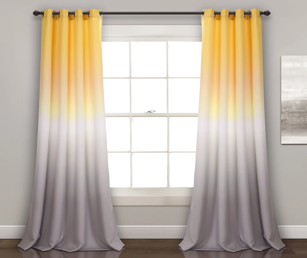Umbre Fiesta Ombre Room-Darkening Grommet Curtain Panel Pair - Image 3