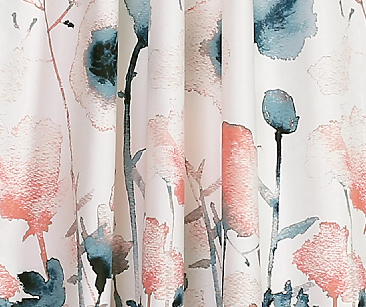 Zuri Flora Room-Darkening Back Tab Curtain Panel Pair - Image 11