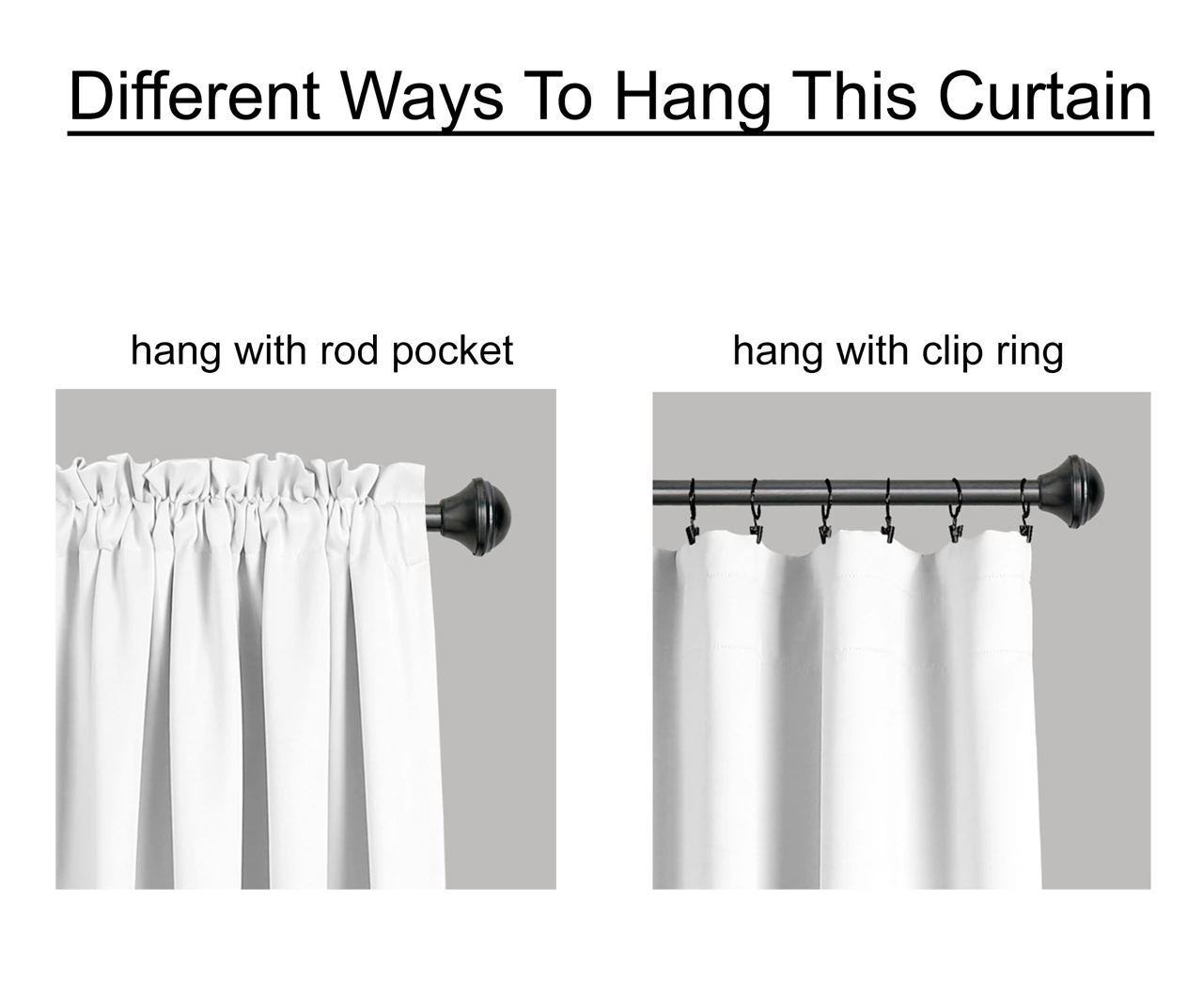 Rowley Birds Blush & Gray Room-Darkening Rod Pocket Curtain Panel Pair, (84") - Image 5