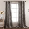 Swirl Room-Darkening Grommet Curtain Panel Pair, (84")
