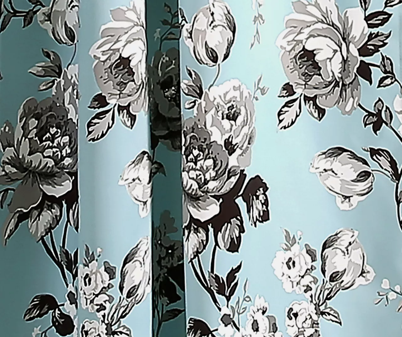 Tania Floral Room-Darkening Back Tab Curtain Panel Pair - Image 15