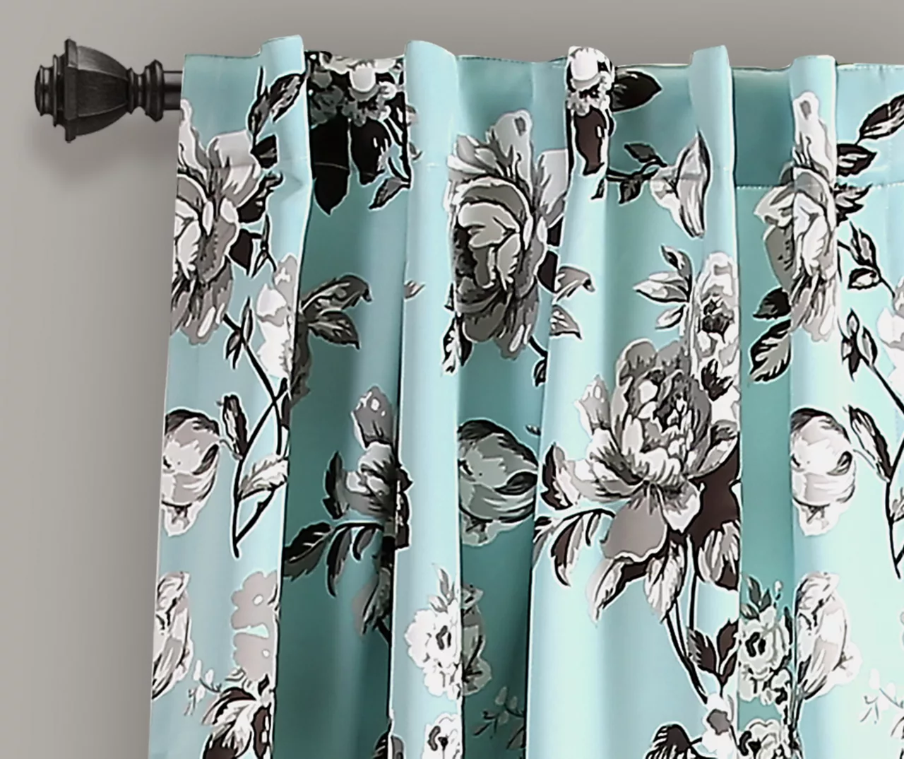 Tania Floral Room-Darkening Back Tab Curtain Panel Pair - Image 11