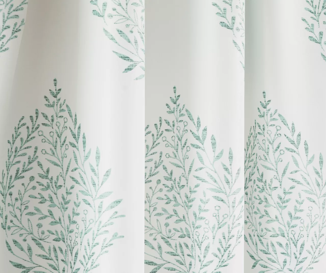 Teardrop Leaf Room-Darkening Back Tab Curtain Panel Pair - Image 12