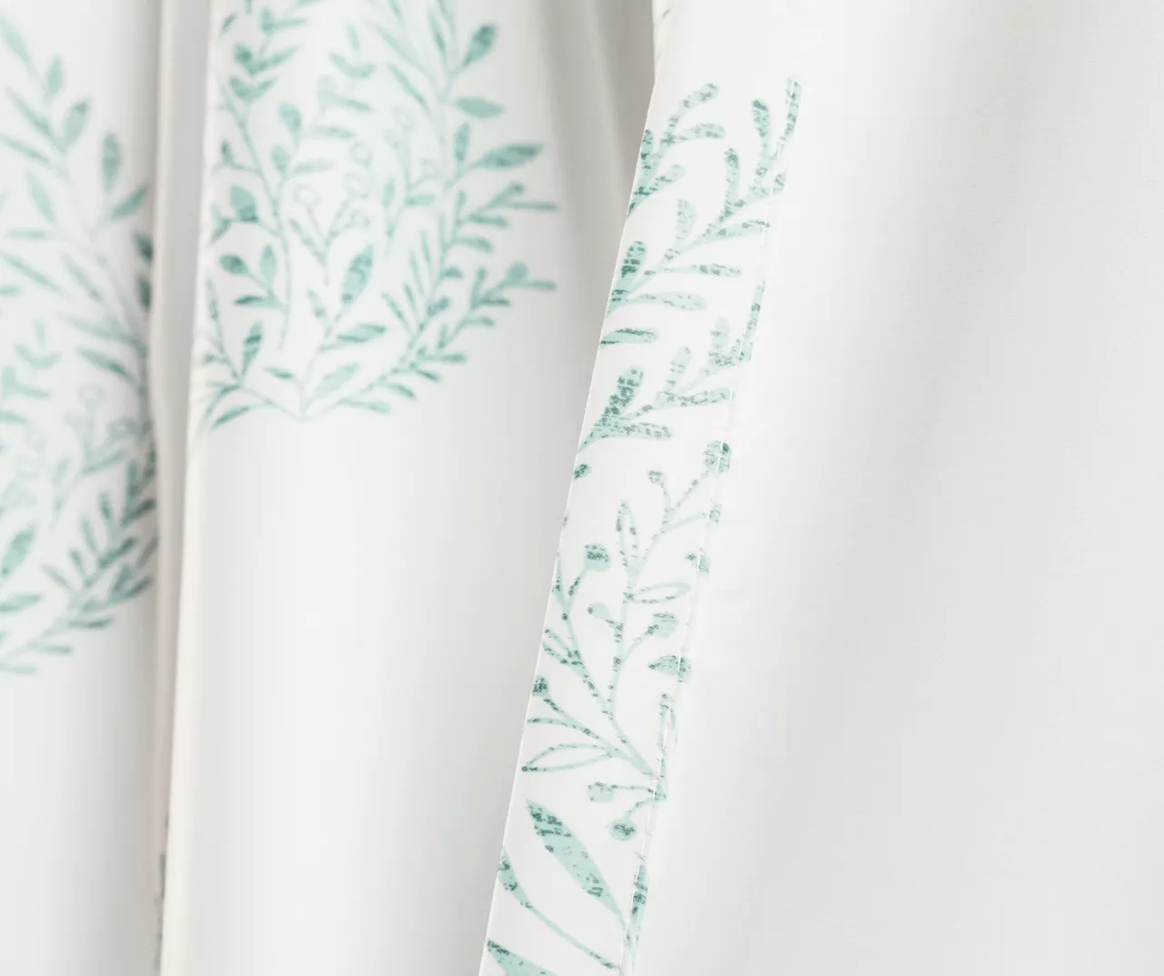 Teardrop Leaf Room-Darkening Back Tab Curtain Panel Pair - Image 13