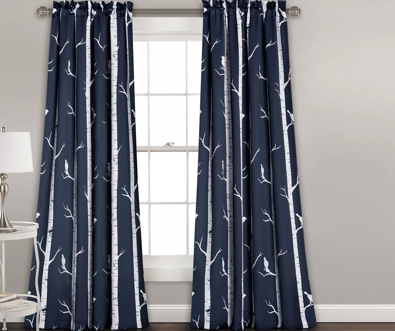 Bird On The Tree Room-Darkening Rod Pocket Curtain Panel Pair - Image 7