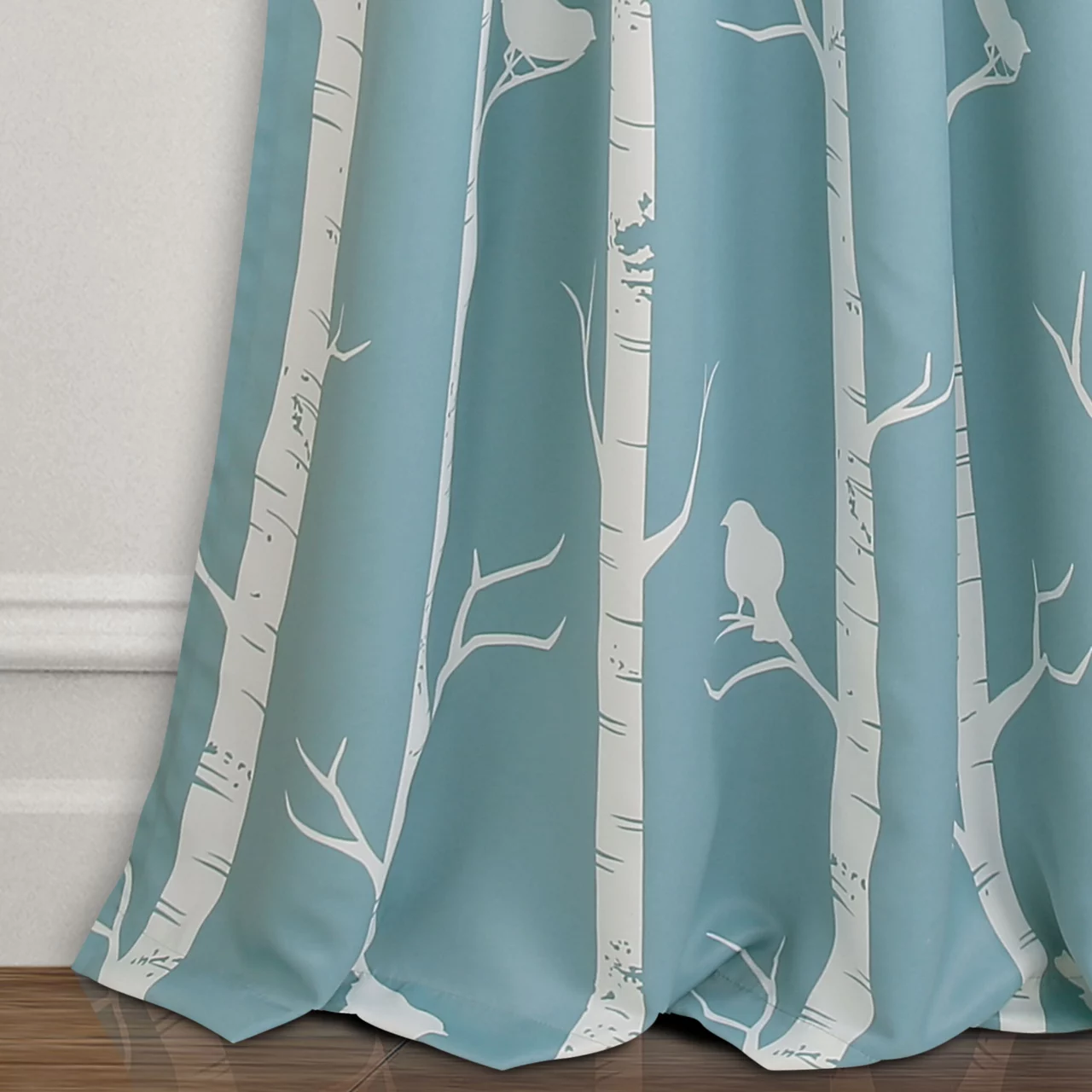 Bird On The Tree Room-Darkening Rod Pocket Curtain Panel Pair - Image 18