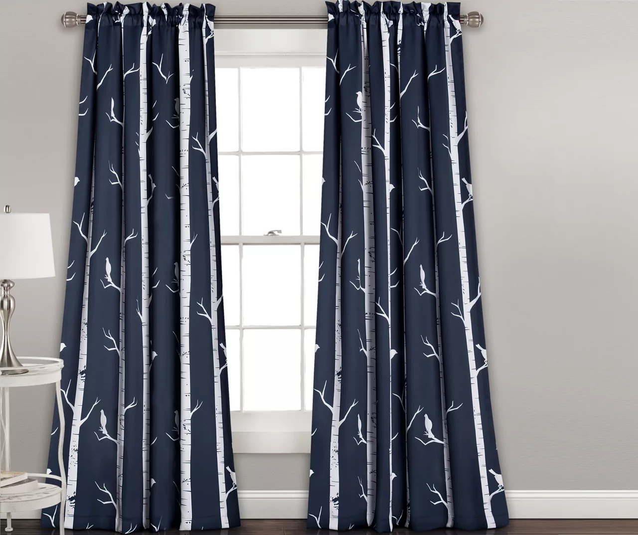 Bird On The Tree Room-Darkening Rod Pocket Curtain Panel Pair - Image 9