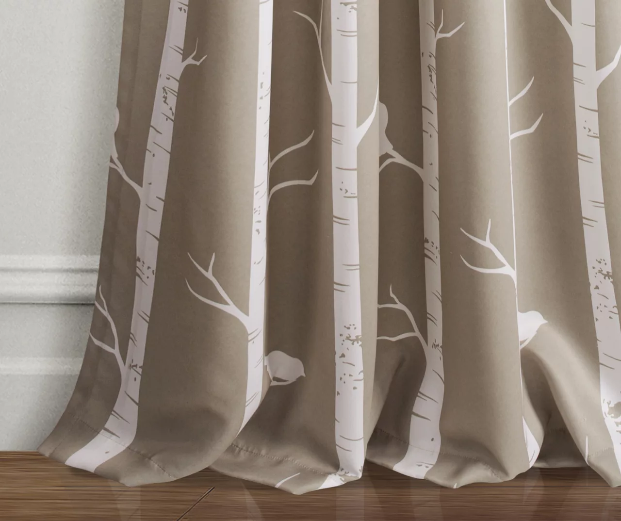 Bird On The Tree Room-Darkening Rod Pocket Curtain Panel Pair - Image 12