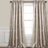 Bird On The Tree Wheat Room-Darkening Rod Pocket Curtain Panel Pair, (84")
