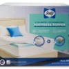 Sealy 4" Pillowtop & Gel Memory Foam Mattress Topper
