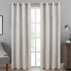 Warren Platinum Blackout Grommet Curtain Panel, (63")