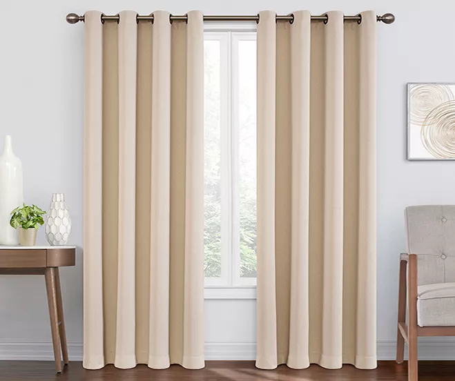 Eclipse Round & Round Blackout Grommet Curtain Panel - Image 11