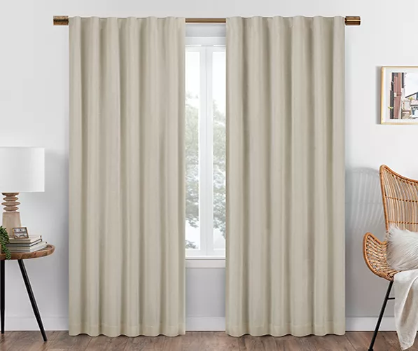 Eclipse Nora Blackout Rod Pocket Curtain Panel - Image 8