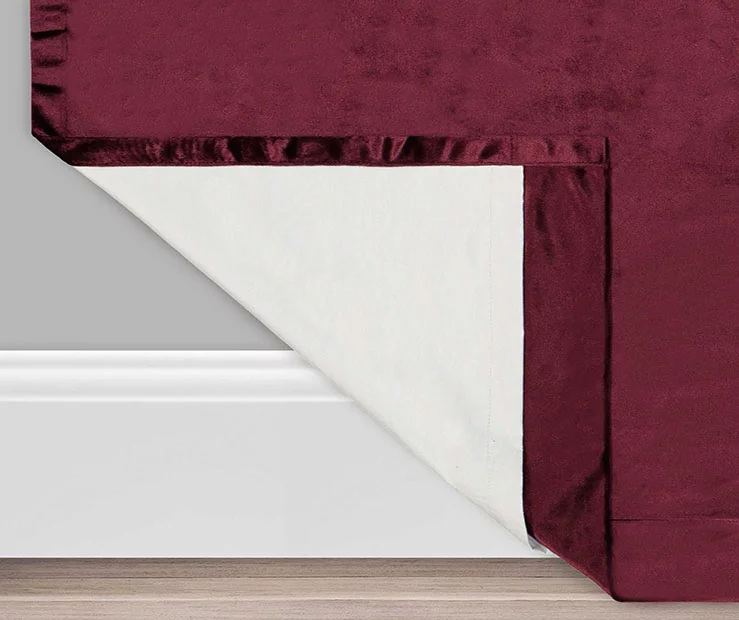 Harper Port Velvet Blackout Rod Pocket Curtain Panel, (108") - Image 3