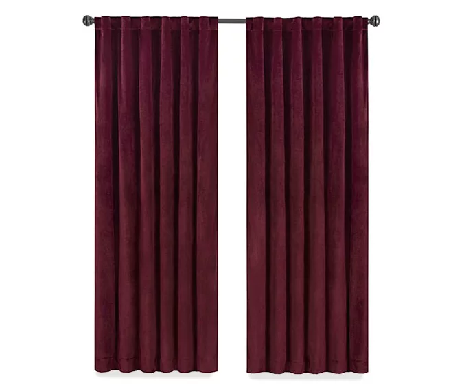 Harper Port Velvet Blackout Rod Pocket Curtain Panel, (108") - Image 4
