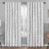 Eclipse Nora Botanical Blackout Rod Pocket Curtain Panel