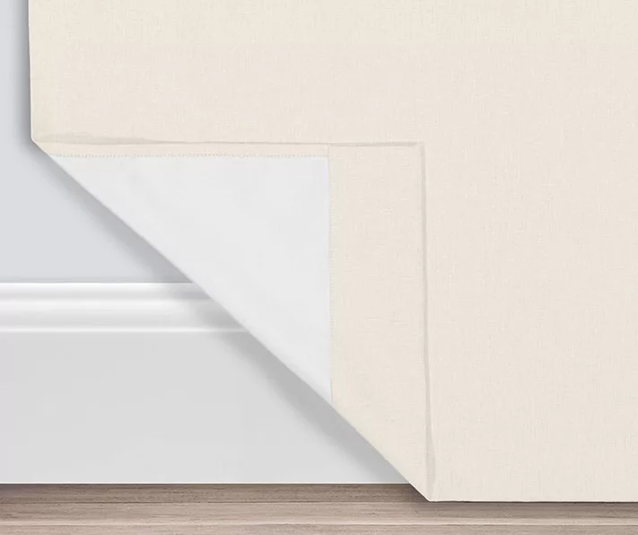 Gabriella Ivory Blackout Grommet Curtain Panel, (63") - Image 3