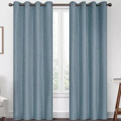 Kira Ocean Blackout Grommet Curtain Panel, (84")