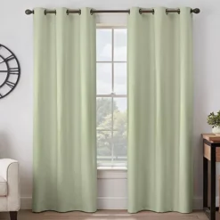 Gabriella Sage Blackout Grommet Curtain Panel, (63")