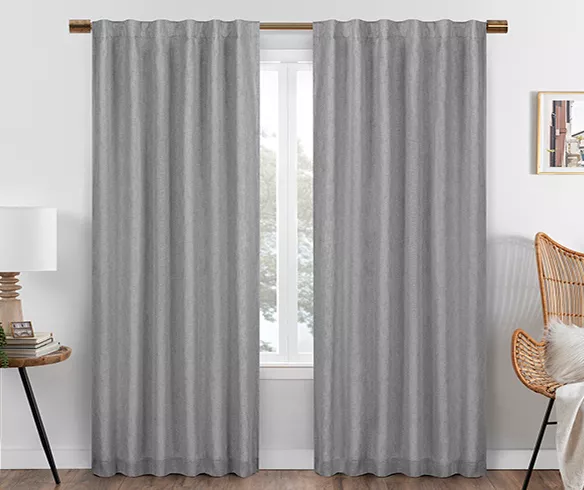 Eclipse Nora Blackout Rod Pocket Curtain Panel - Image 17